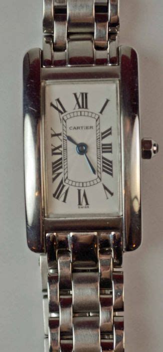 cartier 1713 stainless steel|cartier stainless steel tank watch.